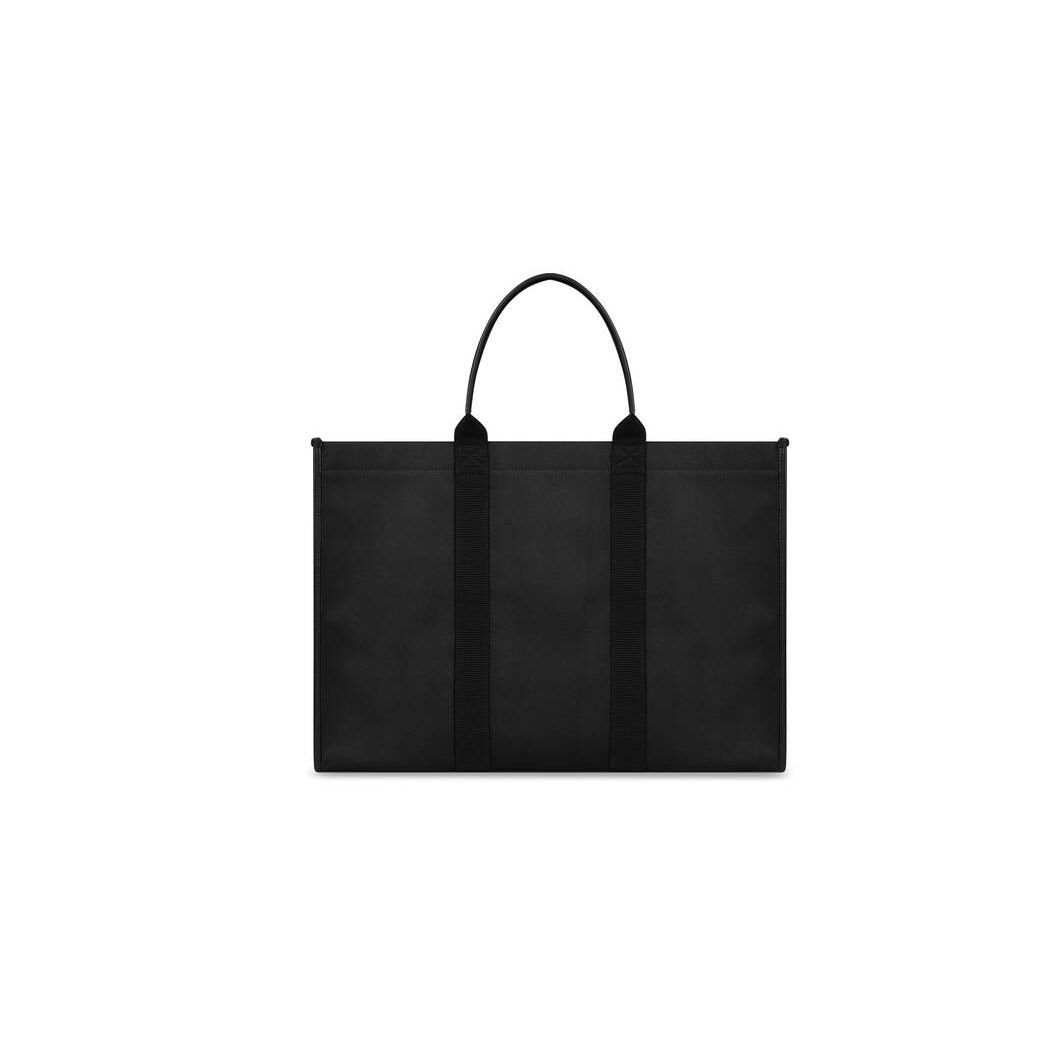 Men's Balenciaga Hardware Large Tote Bags Black | 1450LVQHO