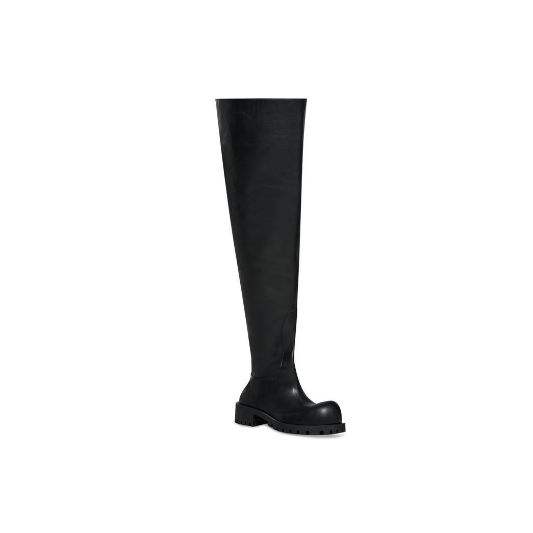 Men's Balenciaga Hummer Overknee Boots Black | 3247TYKRC