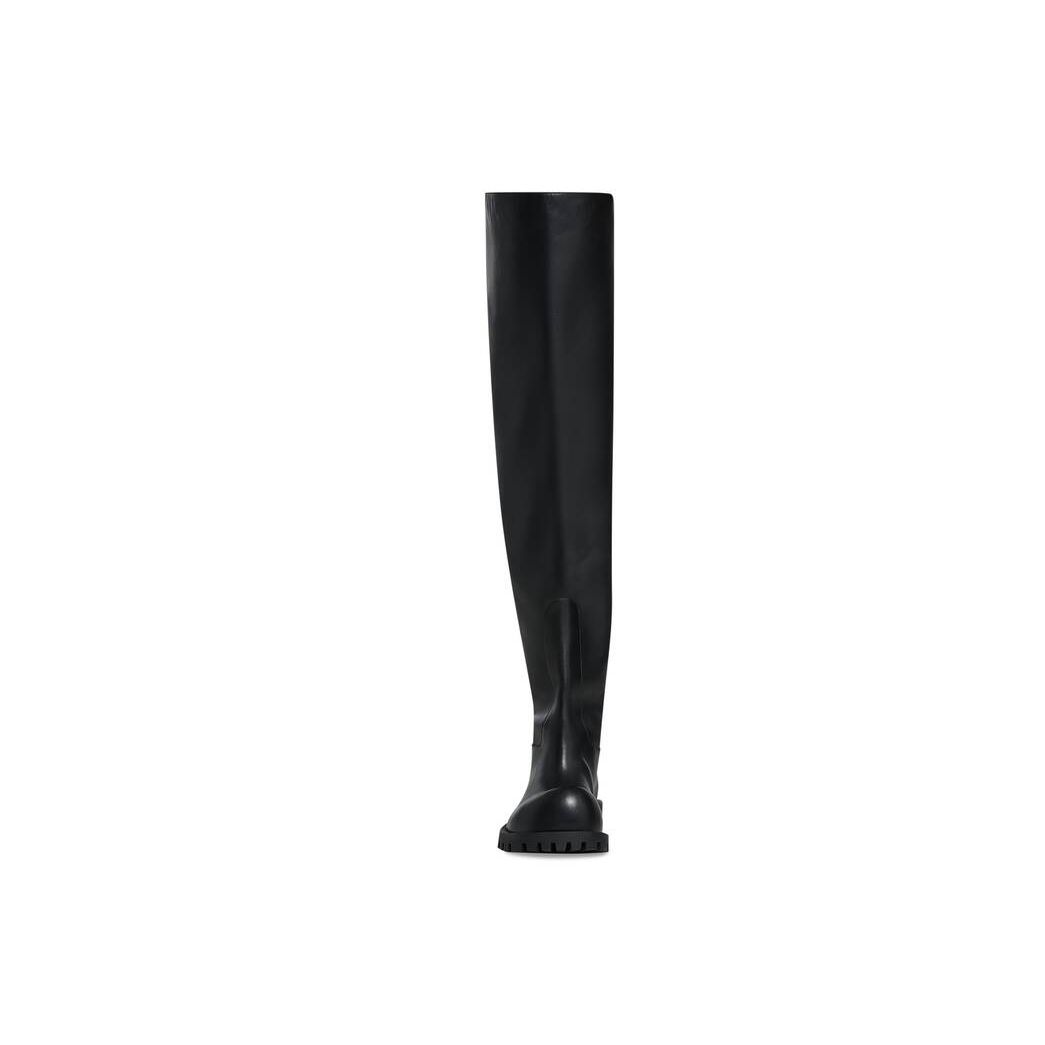 Men's Balenciaga Hummer Overknee Boots Black | 3247TYKRC