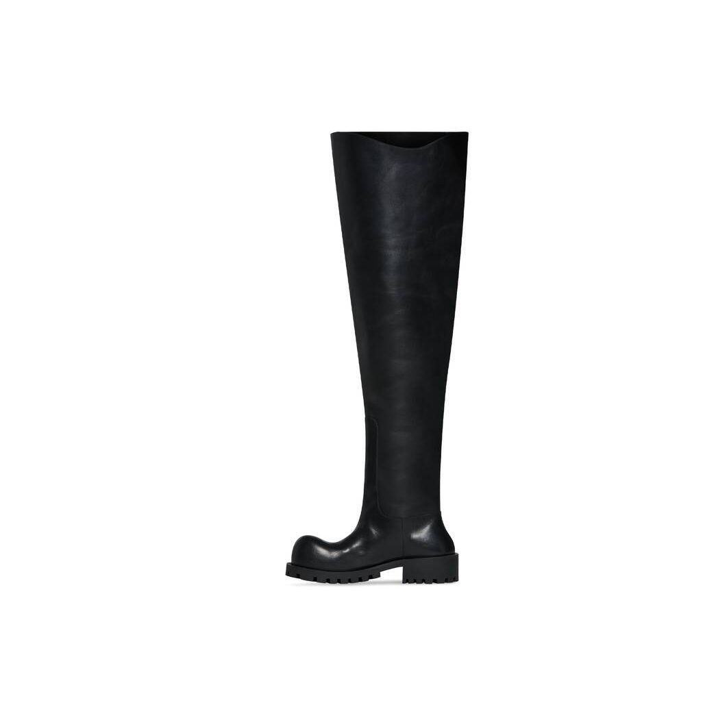 Men's Balenciaga Hummer Overknee Boots Black | 3247TYKRC