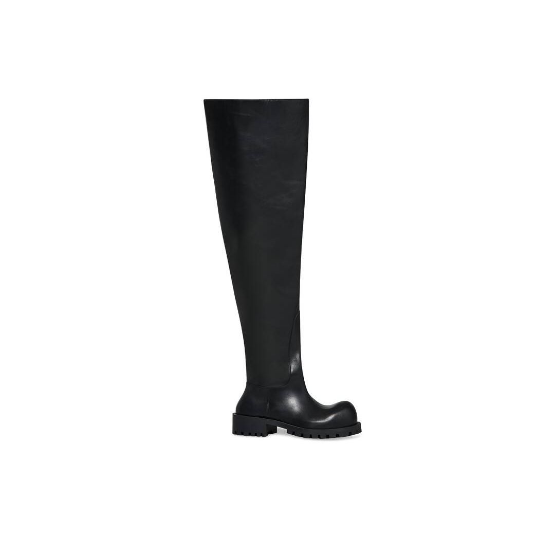 Men\'s Balenciaga Hummer Overknee Boots Black | 3247TYKRC