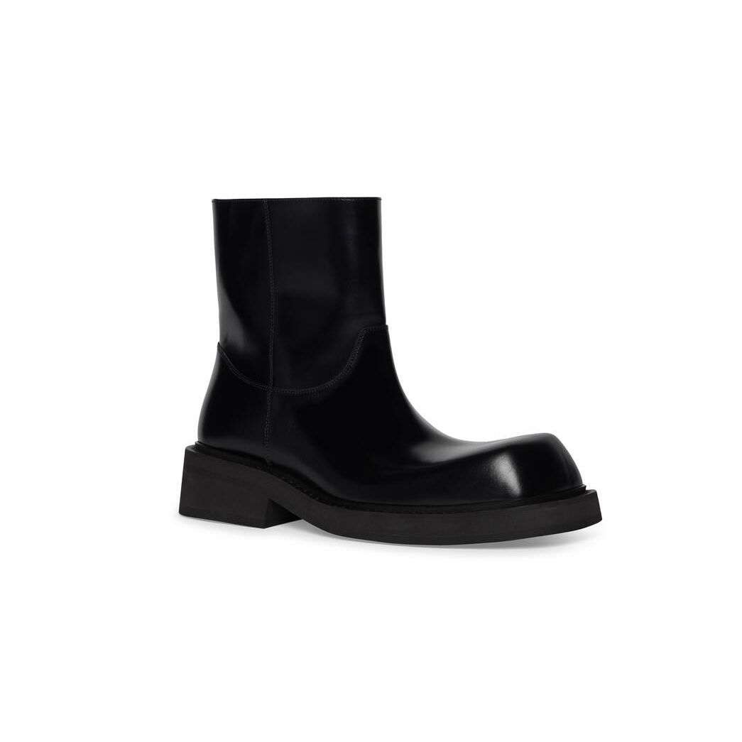 Men's Balenciaga Inspector 40mm Boots Black | 2570MBHGD