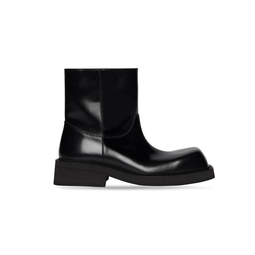 Men\'s Balenciaga Inspector 40mm Boots Black | 2570MBHGD