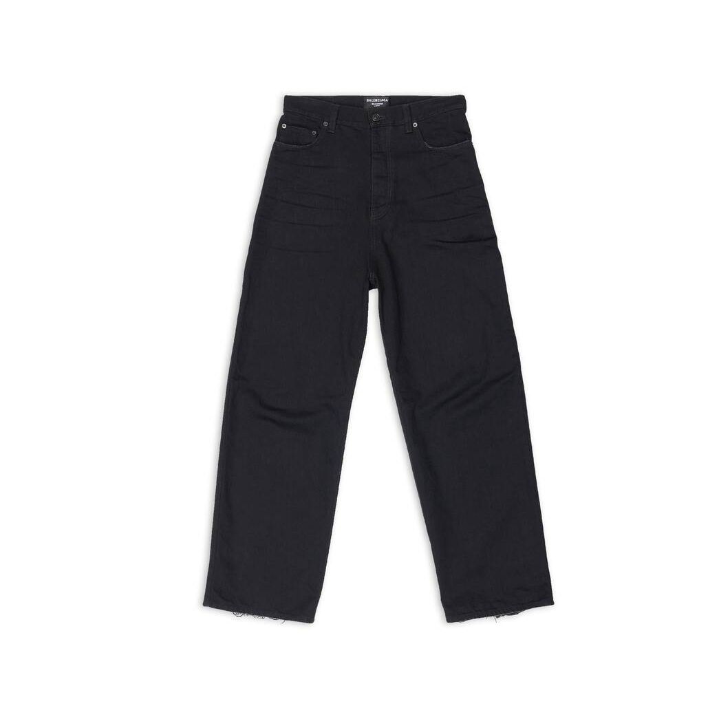 Men's Balenciaga Large Baggy Pants Black | 1072ZHJPQ