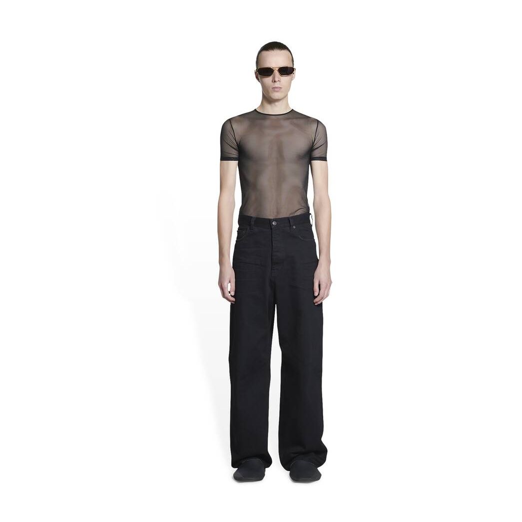 Men\'s Balenciaga Large Baggy Pants Black | 1072ZHJPQ