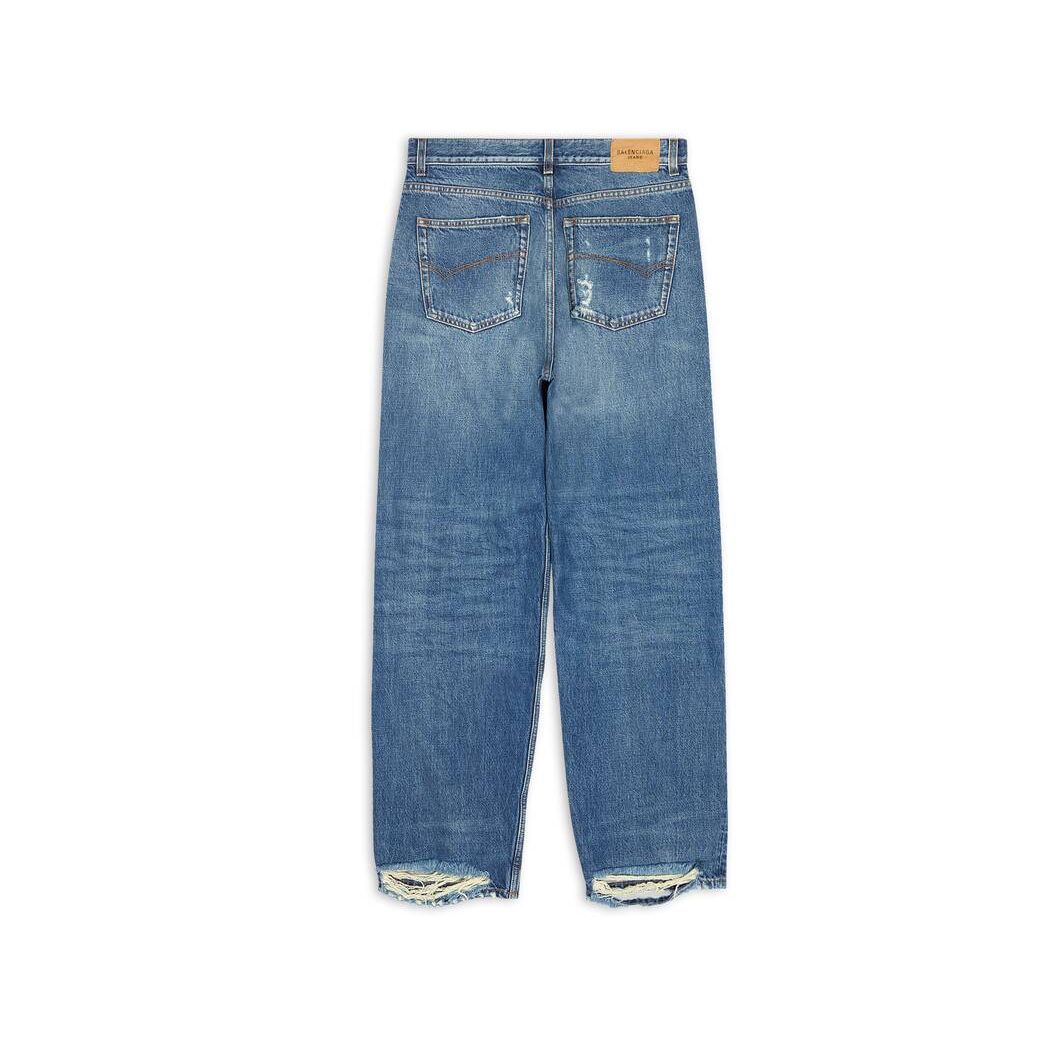 Men's Balenciaga Large Pants Blue | 1892NUXKY