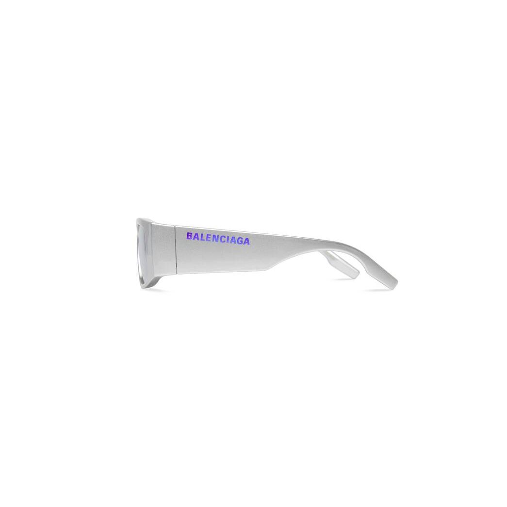 Men's Balenciaga Led Frame Sunglasses Silver | 9054NHAXK