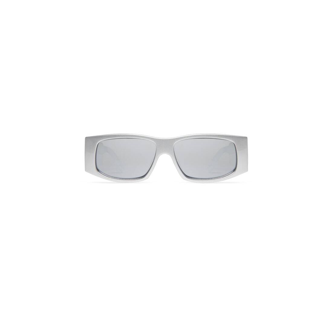 Men\'s Balenciaga Led Frame Sunglasses Silver | 9054NHAXK