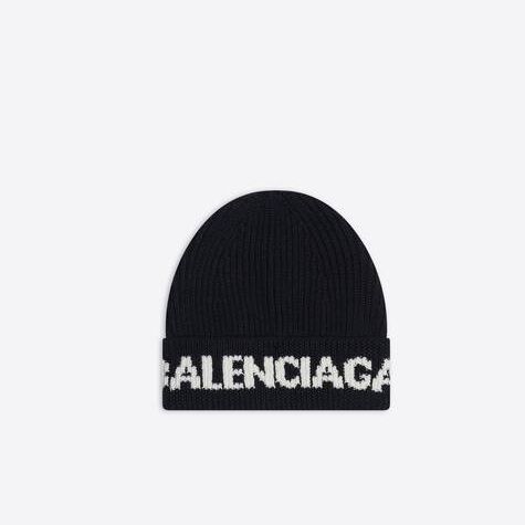 Men's Balenciaga Logo Caps Black | 3518TZBHM