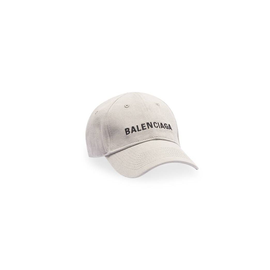 Men's Balenciaga Logo Caps Black | 5214SFRLA