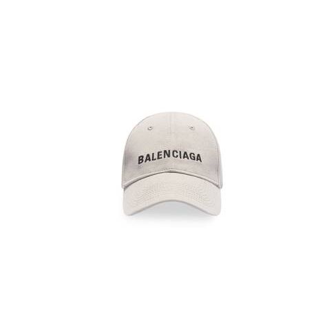 Men's Balenciaga Logo Caps Black | 5214SFRLA