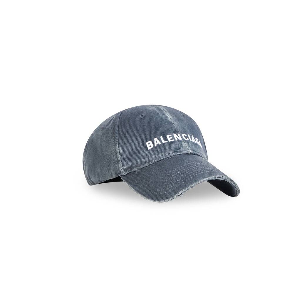 Men's Balenciaga Logo Front Caps Grey | 2081LBFQM