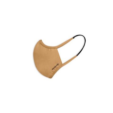 Men's Balenciaga Mask Equipment Beige | 8379PVCJH