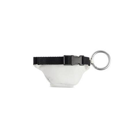 Men's Balenciaga Micro Beltpack Bracelet Keyrings White | 2463OXUZL