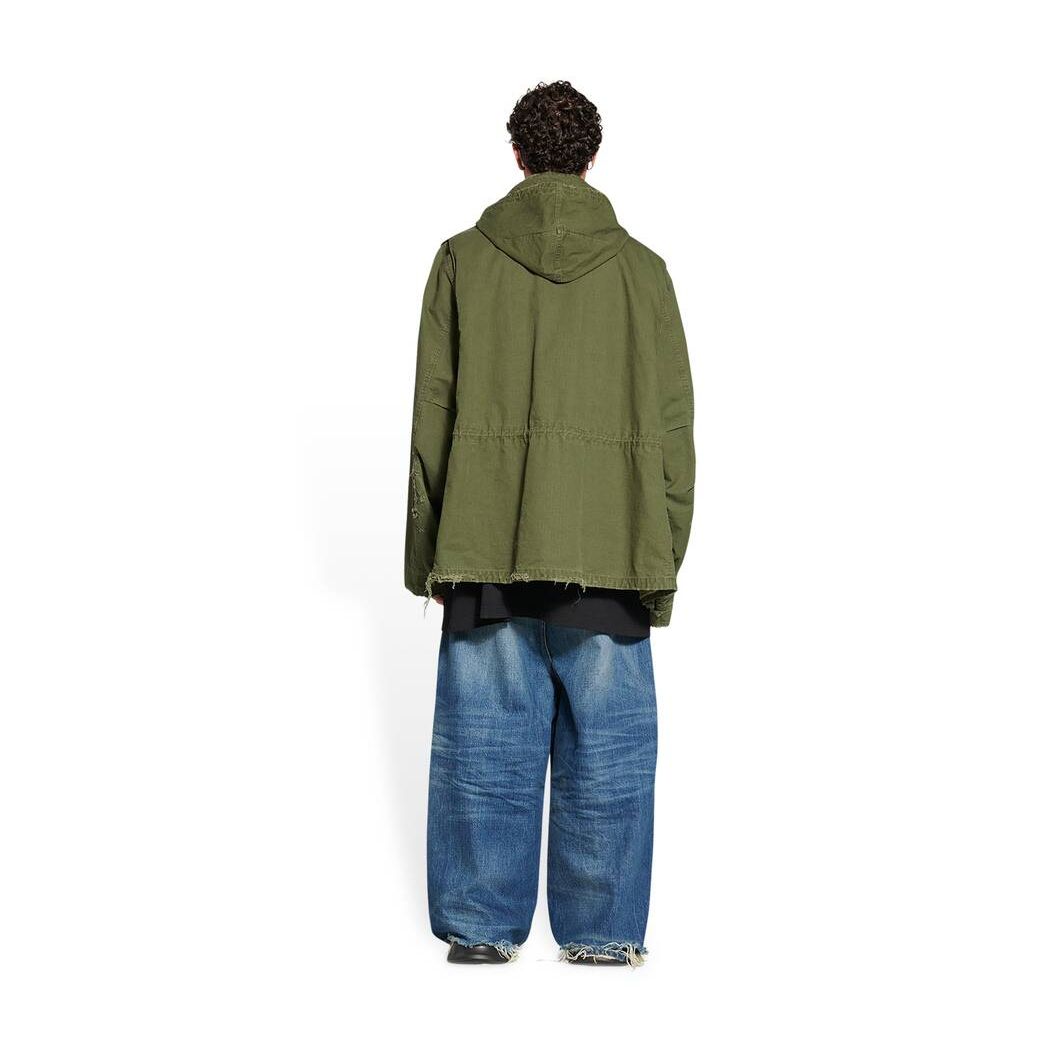 Men's Balenciaga Military Parka Jackets | 6482GILRP