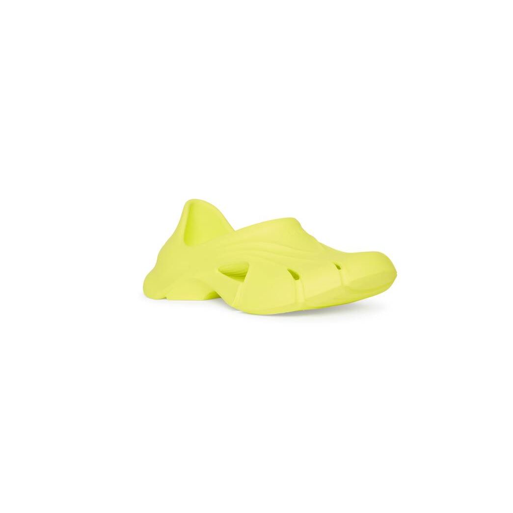 Men's Balenciaga Mold Closed Sandals Yellow | 1982JUQPR