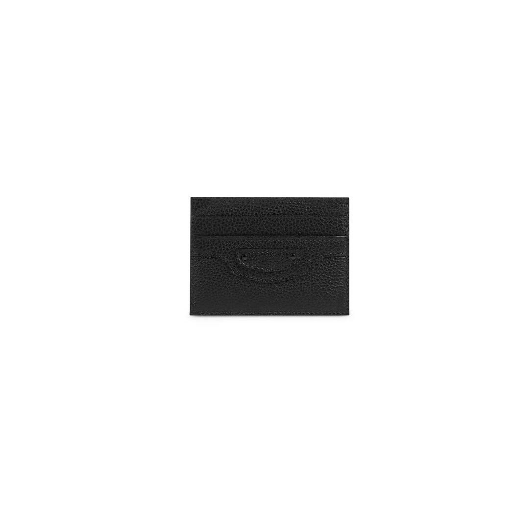 Men\'s Balenciaga Neo Classic Cardholders Black | 9872HLVGY