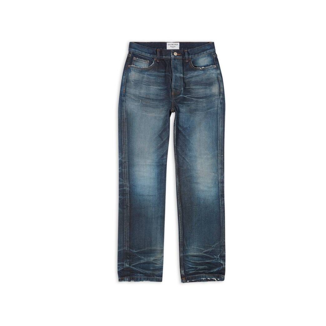 Men's Balenciaga Normal Fit Pants Blue | 8293GAMLC