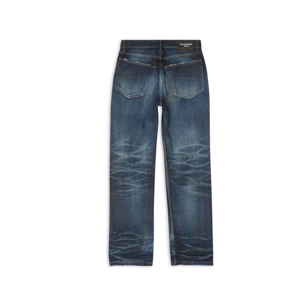 Men's Balenciaga Normal Fit Pants Blue | 8293GAMLC