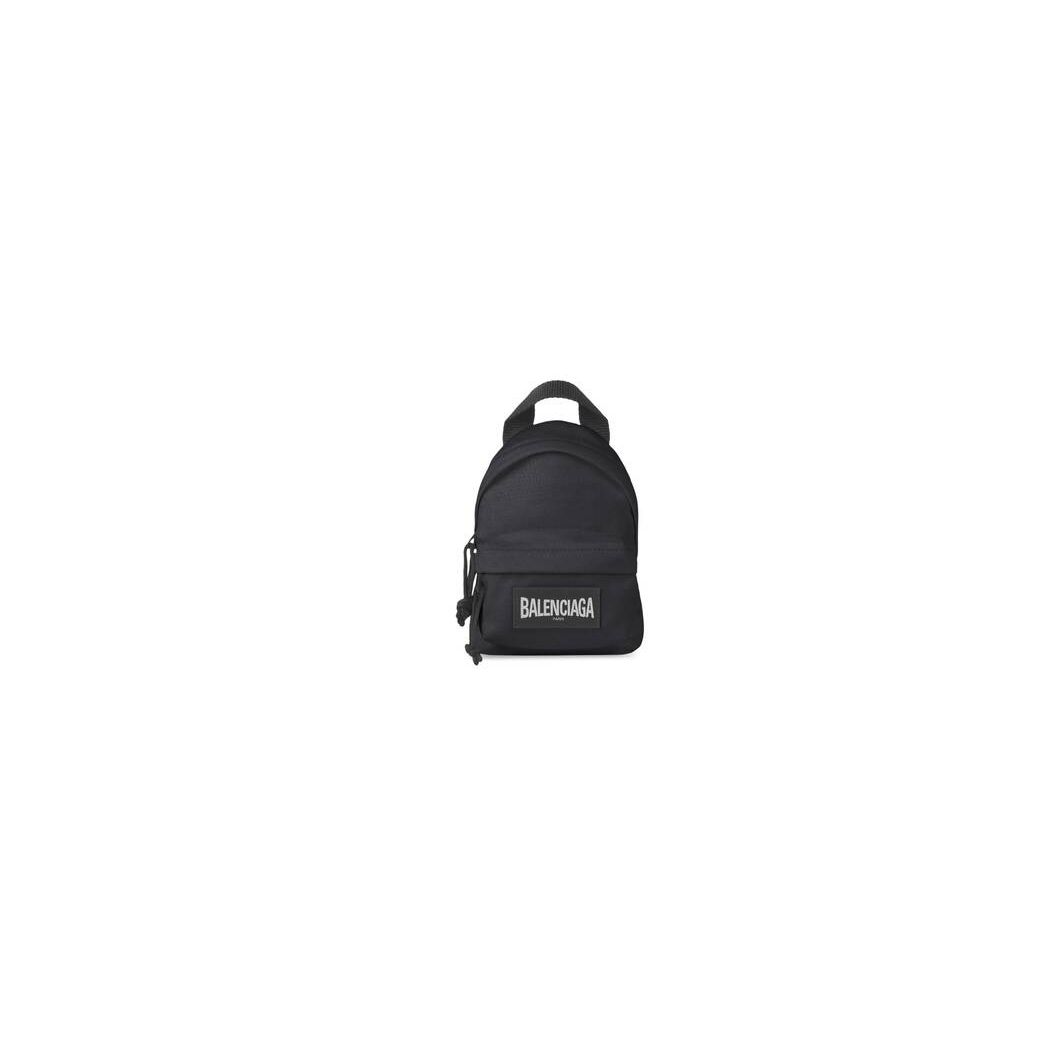 Men's Balenciaga Oversized Mini Backpacks Black | 8692XEYAH