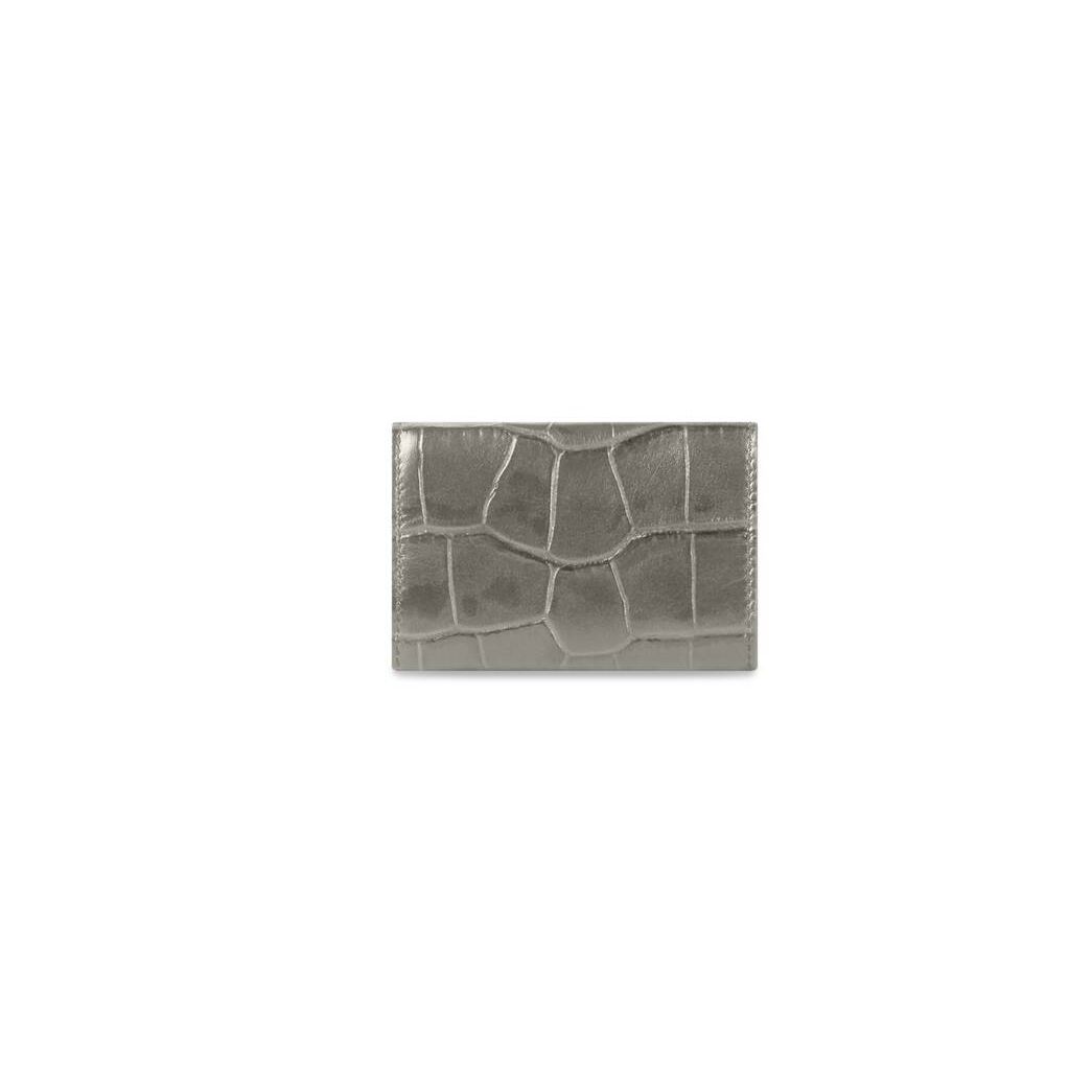 Men's Balenciaga Papier Mini Wallets Grey | 9652FXSCV