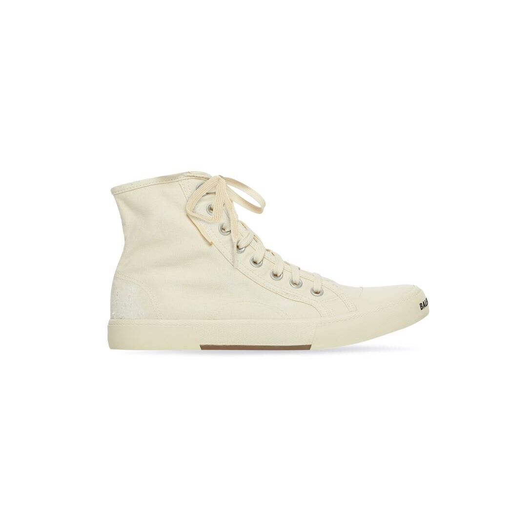 Men\'s Balenciaga Paris High Tops Sneakers White | 1906DTVLU