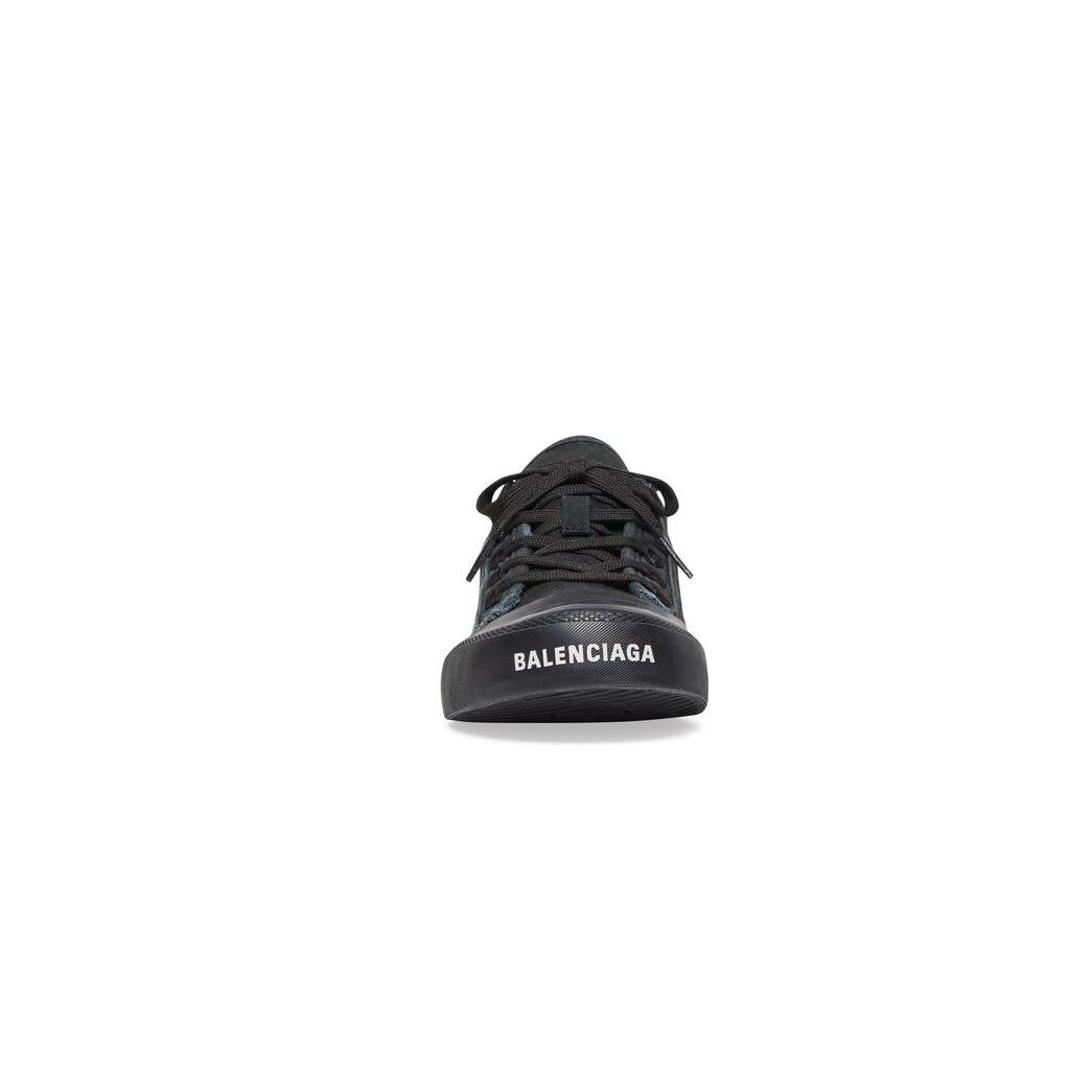 Men's Balenciaga Paris Low Tops Sneakers Black | 5786ALSOC