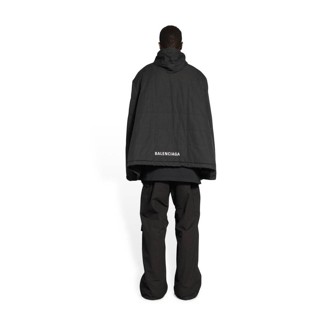 Men's Balenciaga Parka Jackets Black | 9475QZLPX