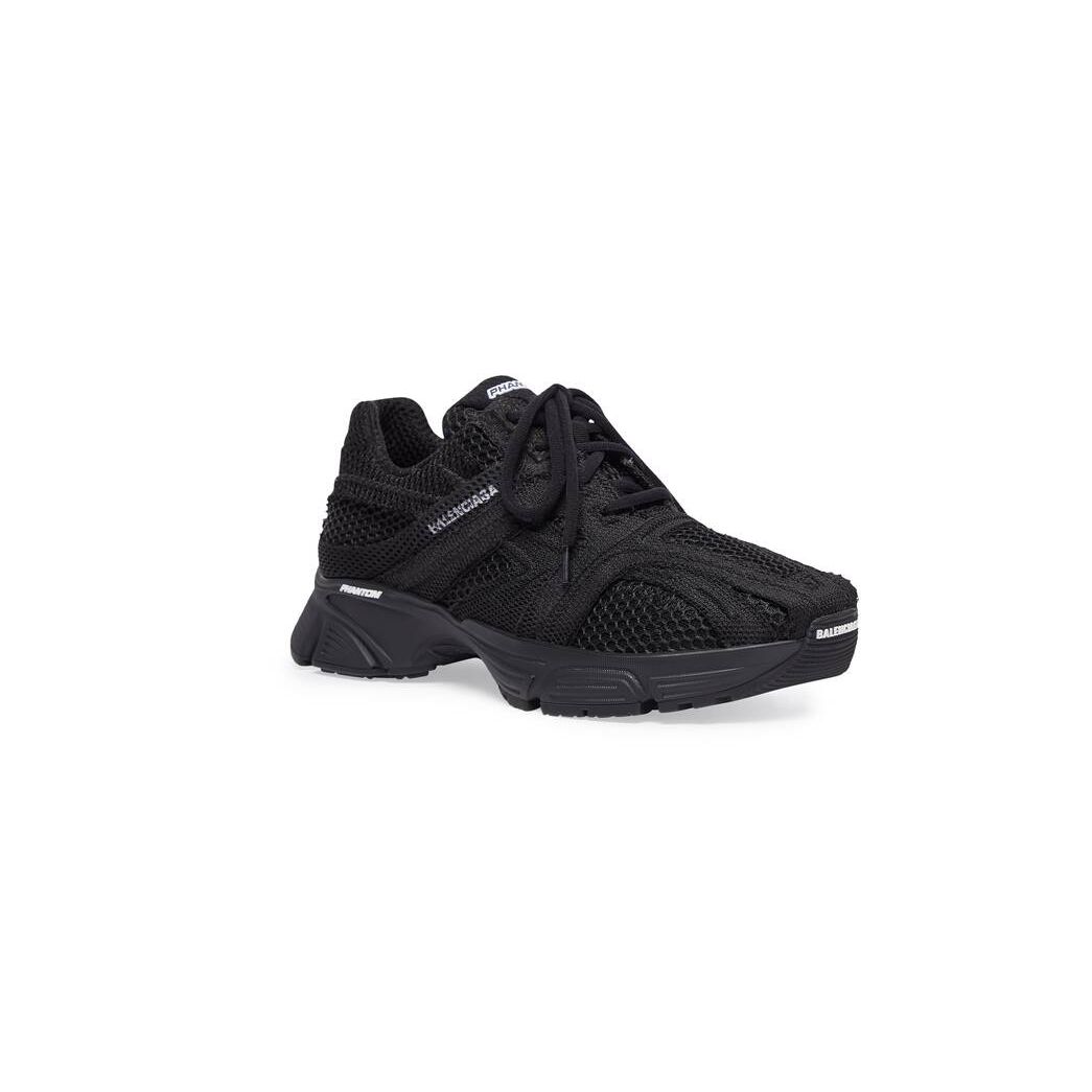 Men's Balenciaga Phantom Sneakers Black | 2930SNAUL