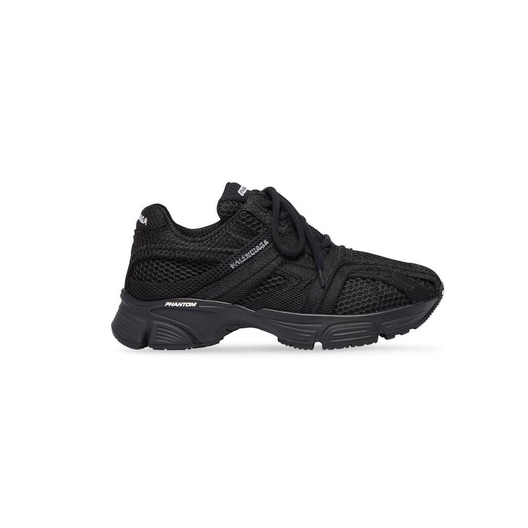 Men\'s Balenciaga Phantom Sneakers Black | 2930SNAUL