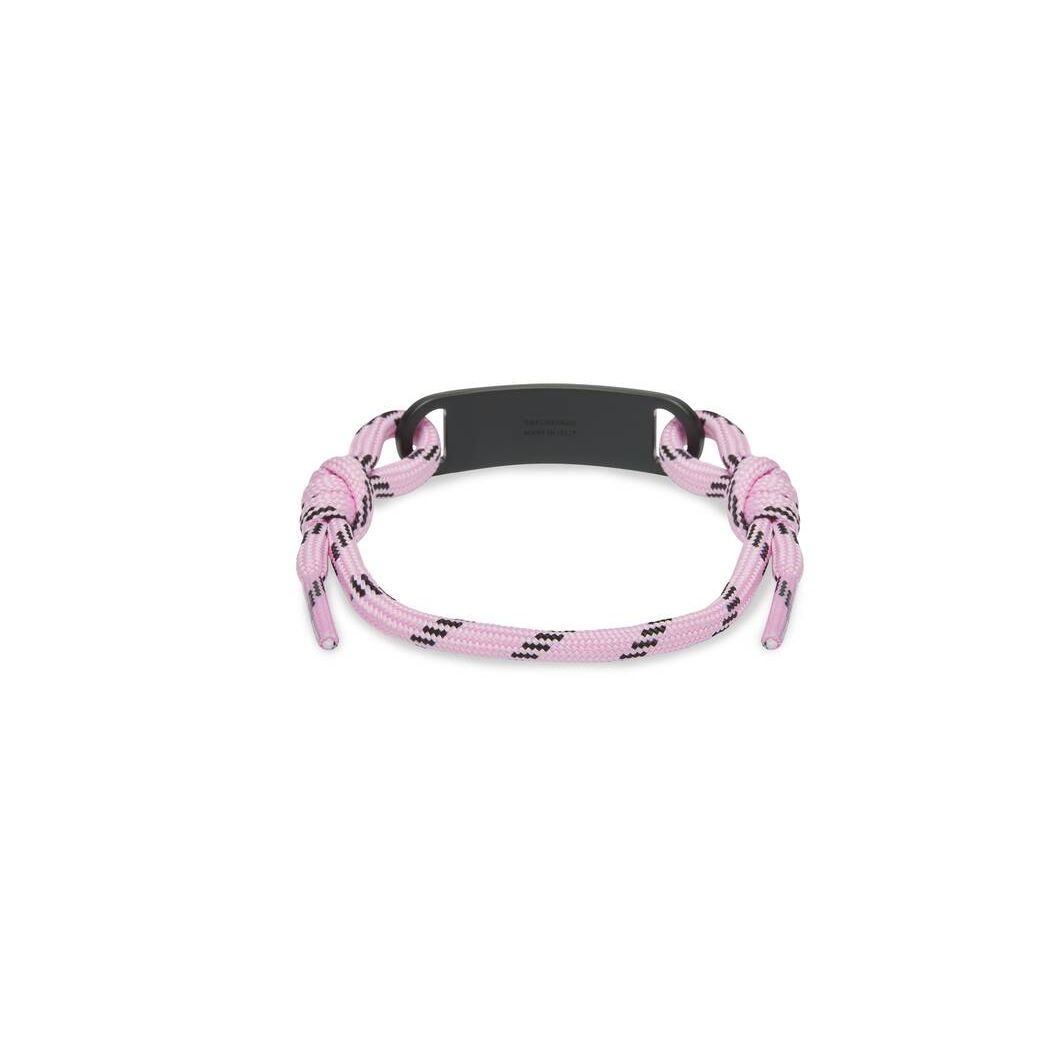 Men's Balenciaga Plate Bracelet Jewelry Pink | 4162YBZNG