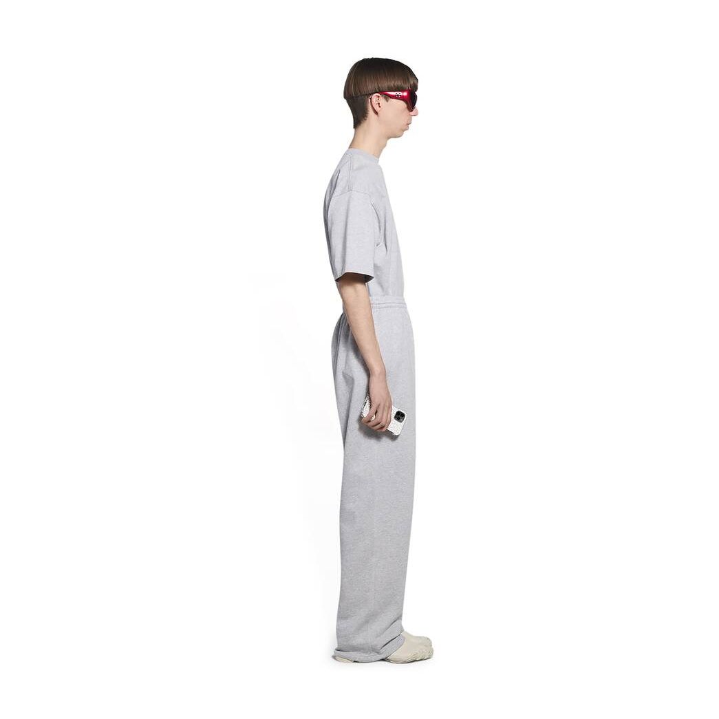 Men's Balenciaga Political Campaign Jogging Pants Grey | 1402OCLMK