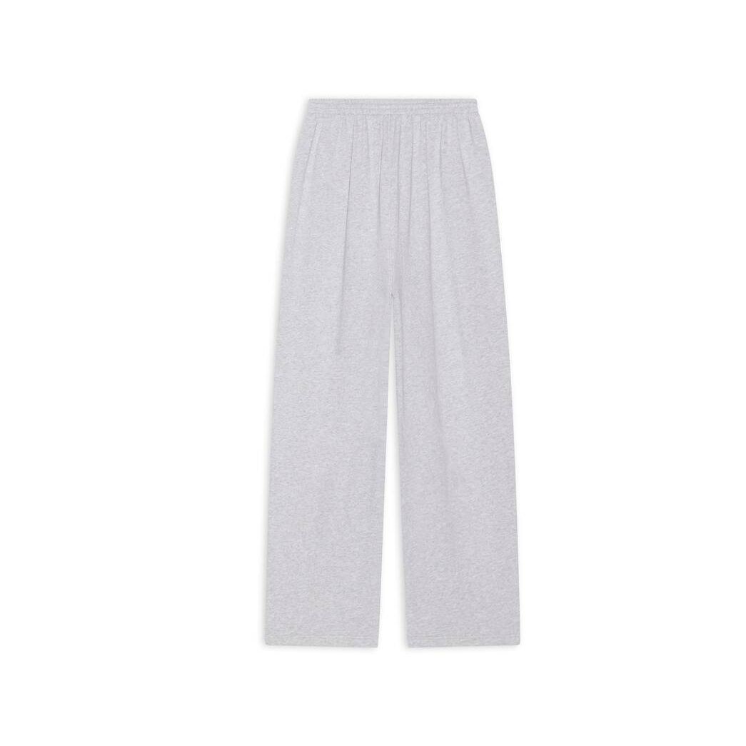 Men's Balenciaga Political Campaign Jogging Pants Grey | 1402OCLMK