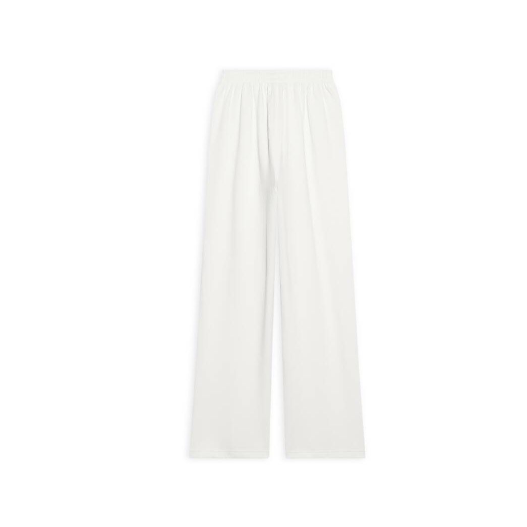 Men's Balenciaga Political Campaign Jogging Pants White | 9203LPODA