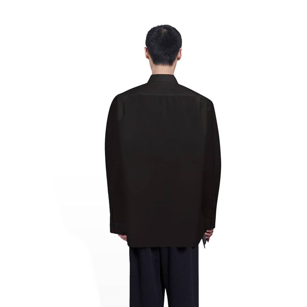 Men's Balenciaga Political Campaign Shirts Black | 0435EZTDU