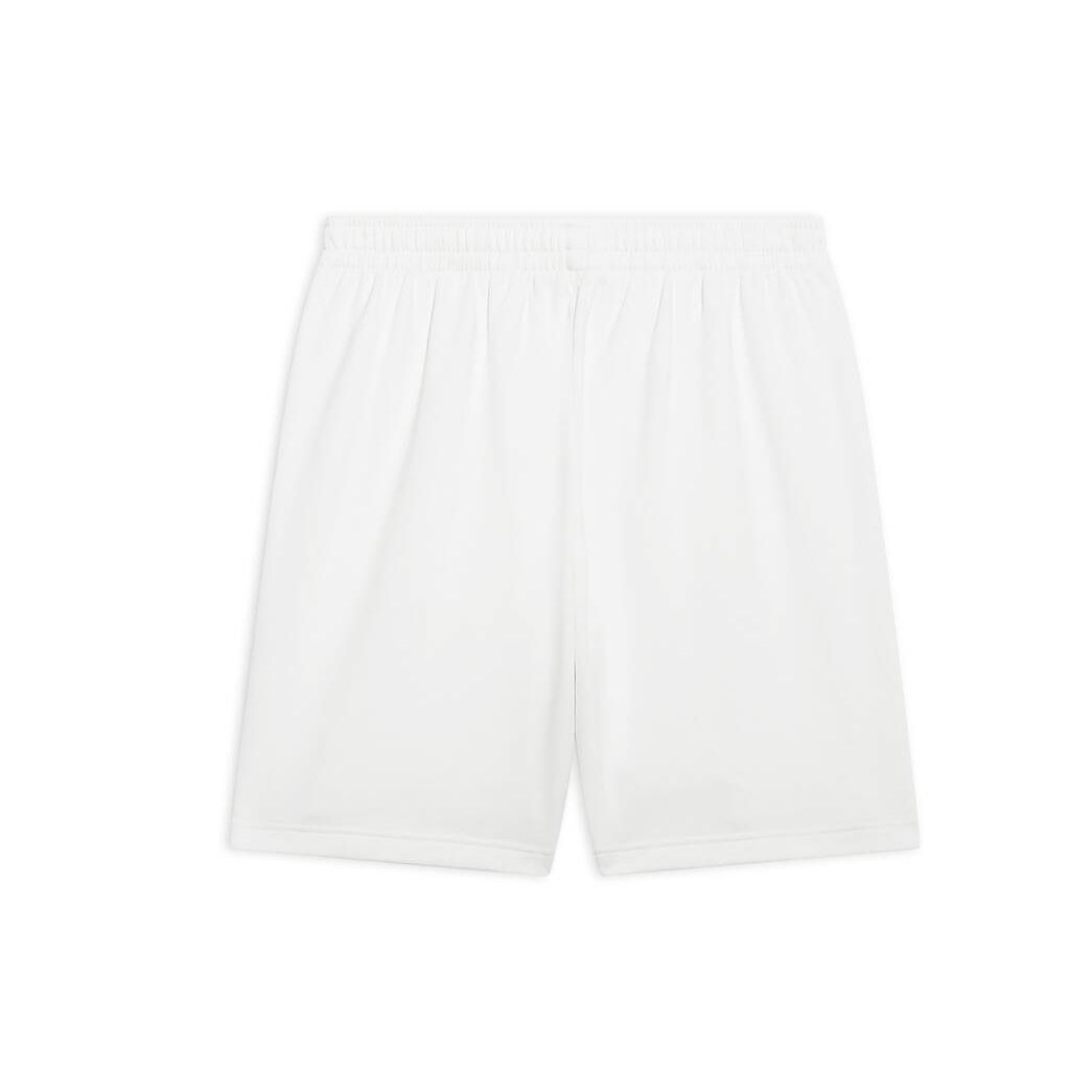 Men's Balenciaga Political Campaign Sweat Shorts Pants White | 5846PALBM