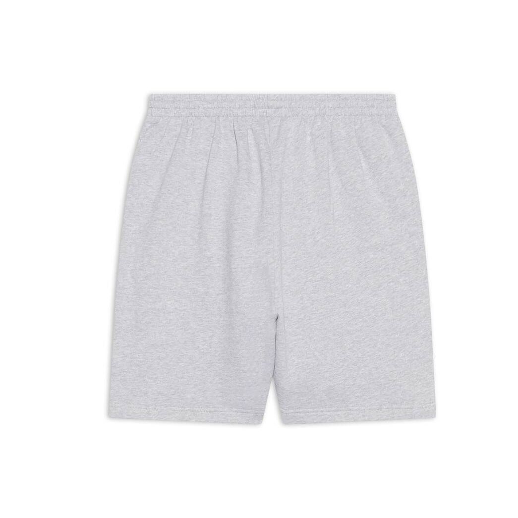 Men's Balenciaga Political Campaign Sweat Shorts Pants Grey | 7013VLNKD