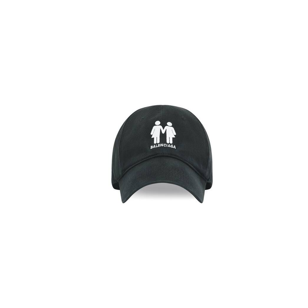 Men\'s Balenciaga Pride 22 Caps Black | 7926UNZQP