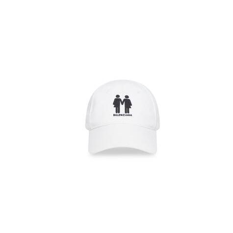 Men's Balenciaga Pride 22 Caps White | 8304QCPEU