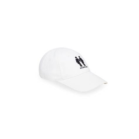 Men's Balenciaga Pride 22 Caps White | 8304QCPEU