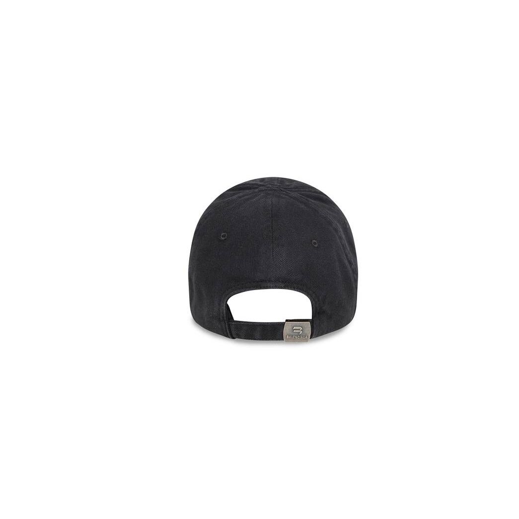 Men's Balenciaga Property Caps Black | 5864NFWKR