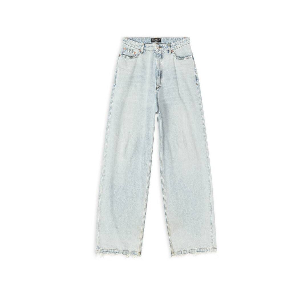 Men's Balenciaga Pull-up Pants Light Blue | 0983EFAVO