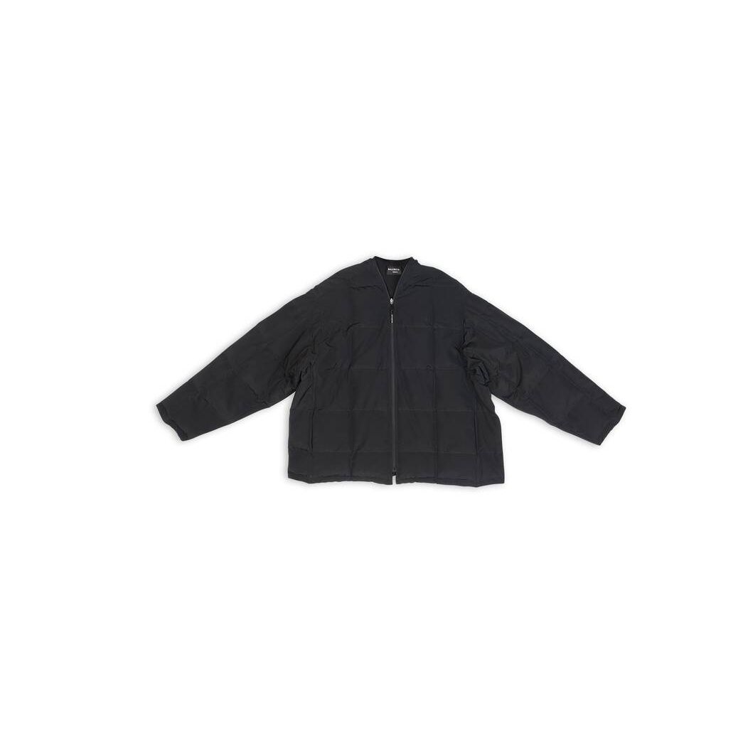 Men's Balenciaga Quilted Lining Jackets Black | 5078JNUGQ