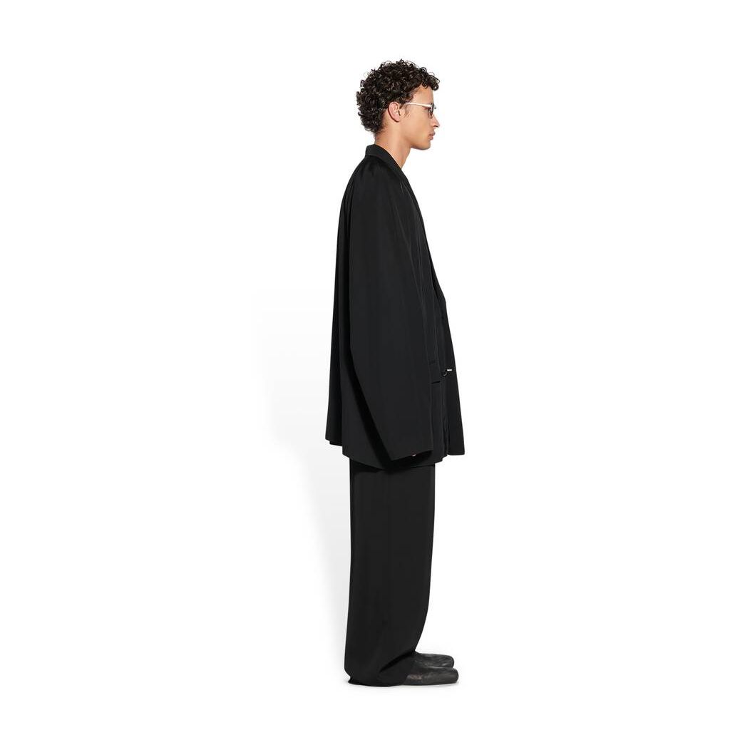 Men's Balenciaga Raglan Tailored Jackets Black | 1269GEVAF