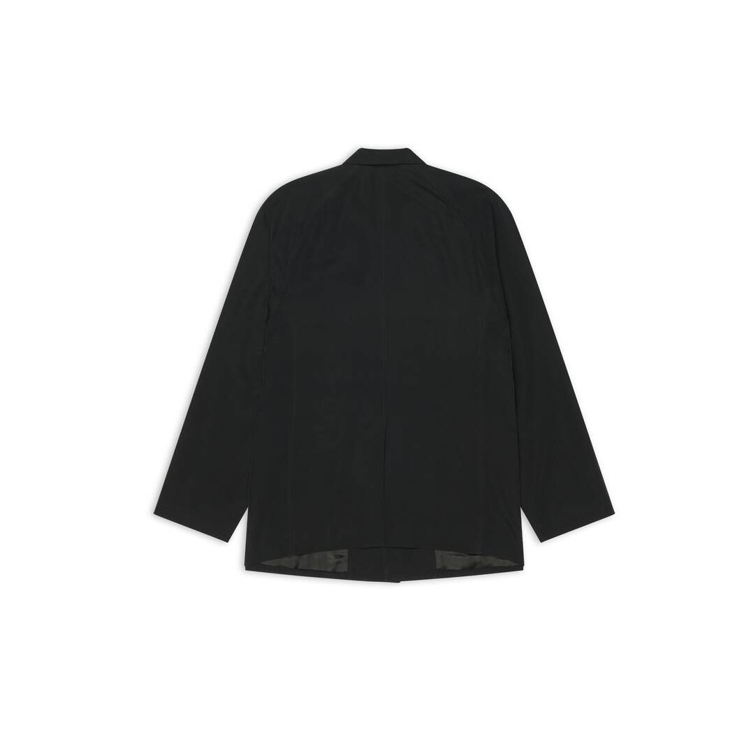 Men's Balenciaga Raglan Tailored Jackets Black | 1269GEVAF