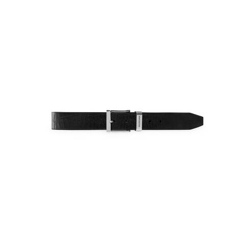 Men's Balenciaga Rectangle Large Belts Black | 2164VMYKH