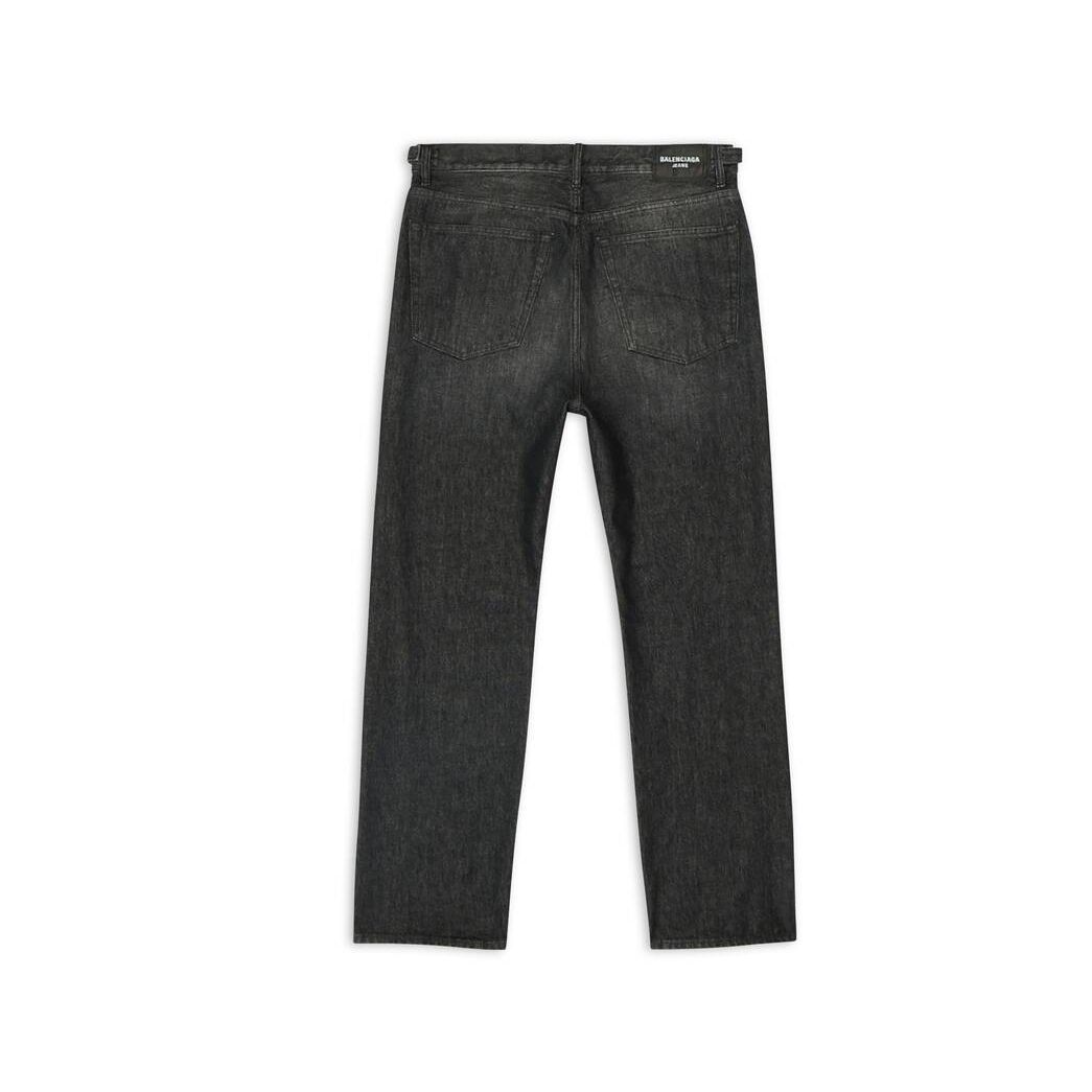 Men's Balenciaga Relaxed Fit Rips Pants Black | 8312JOVBC