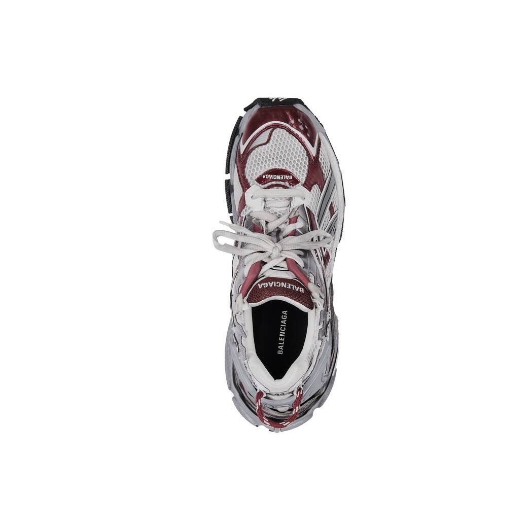 Men's Balenciaga Runner Sneakers Burgundy | 2948RDHKW