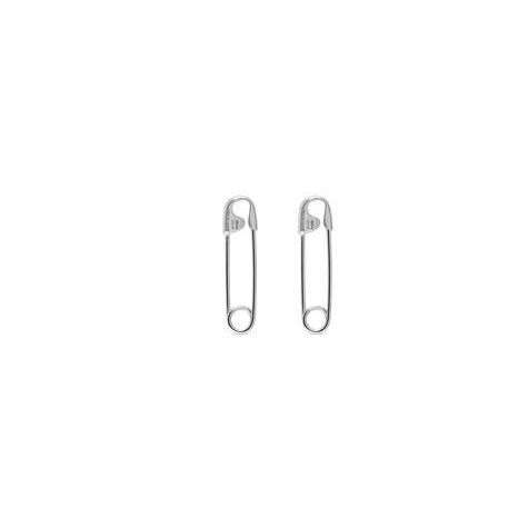 Men's Balenciaga Safe Xs Earrings Jewelry Silver | 9186LHGAI