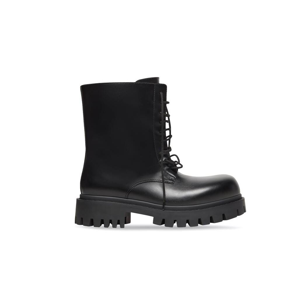 Men\'s Balenciaga Sergent 20mm Boots Black | 5971XQBHV